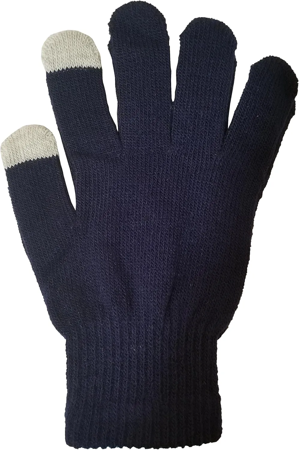 72 Pairs Wholesale Touch Screen Winter Gloves, Soft Stretchy and Warm Bulk Pack Magic Glove, Mens and Womens