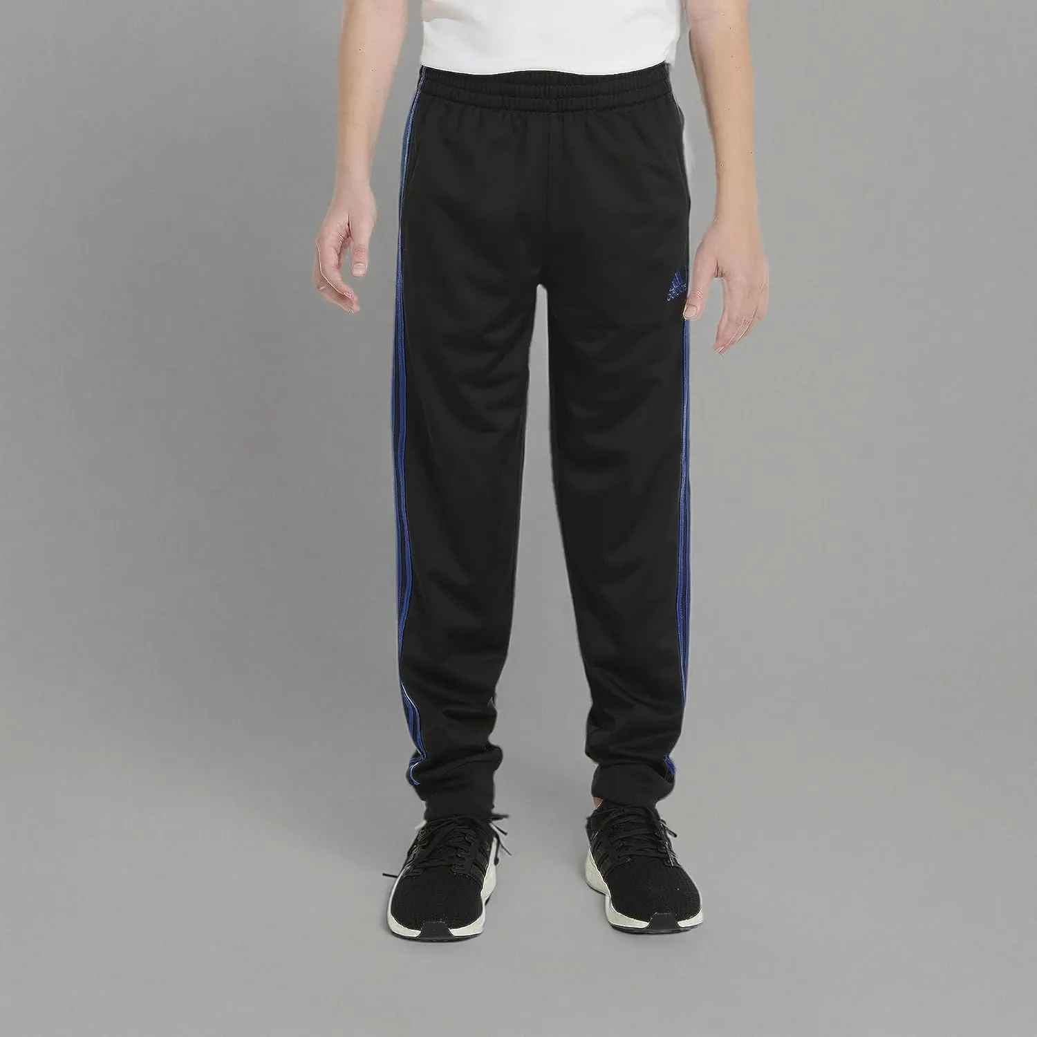 adidas Boys' Athletic Tricot Jogger Pant with Elastic Waist