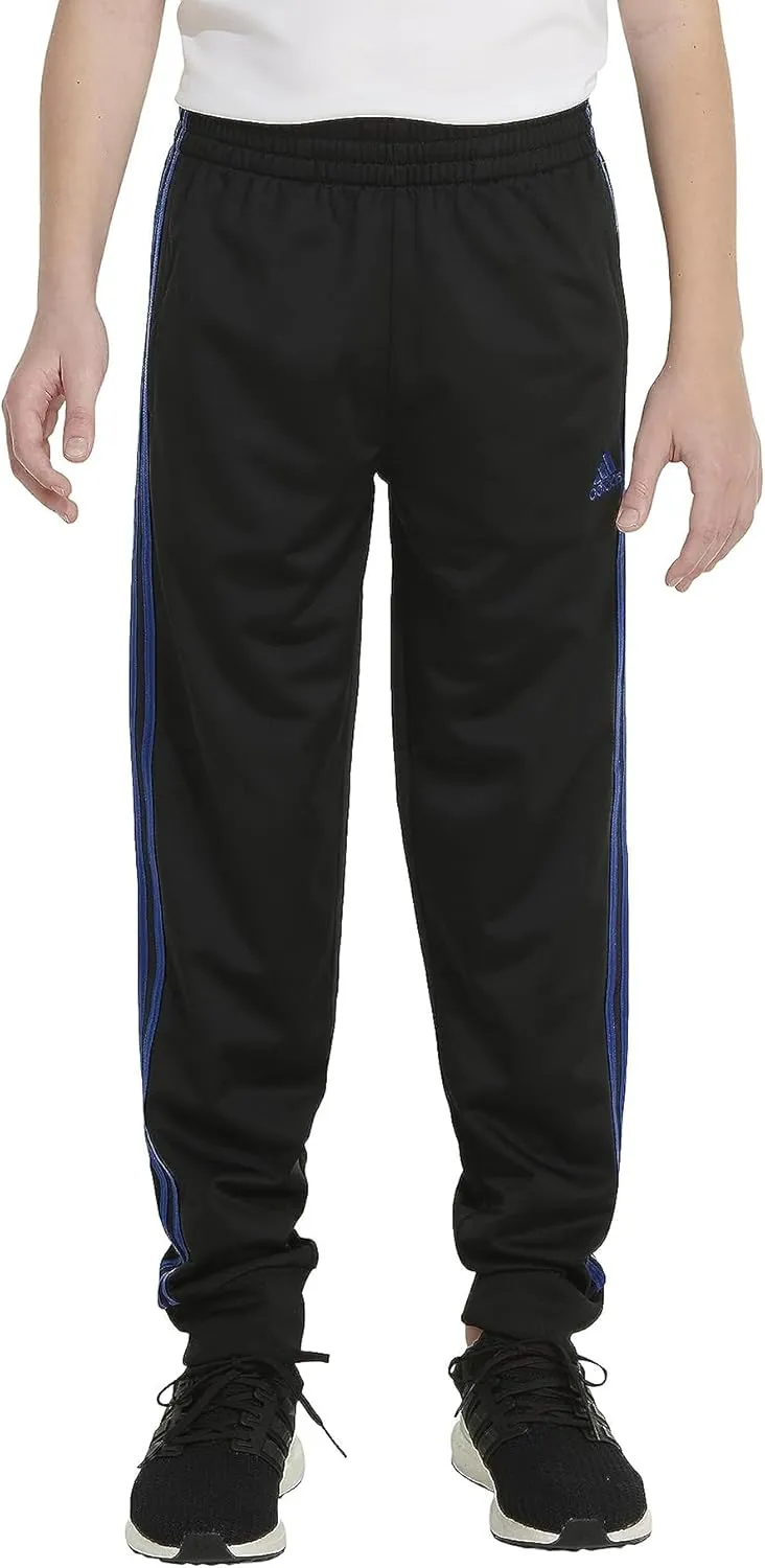 adidas Boys' Athletic Tricot Jogger Pant with Elastic Waist