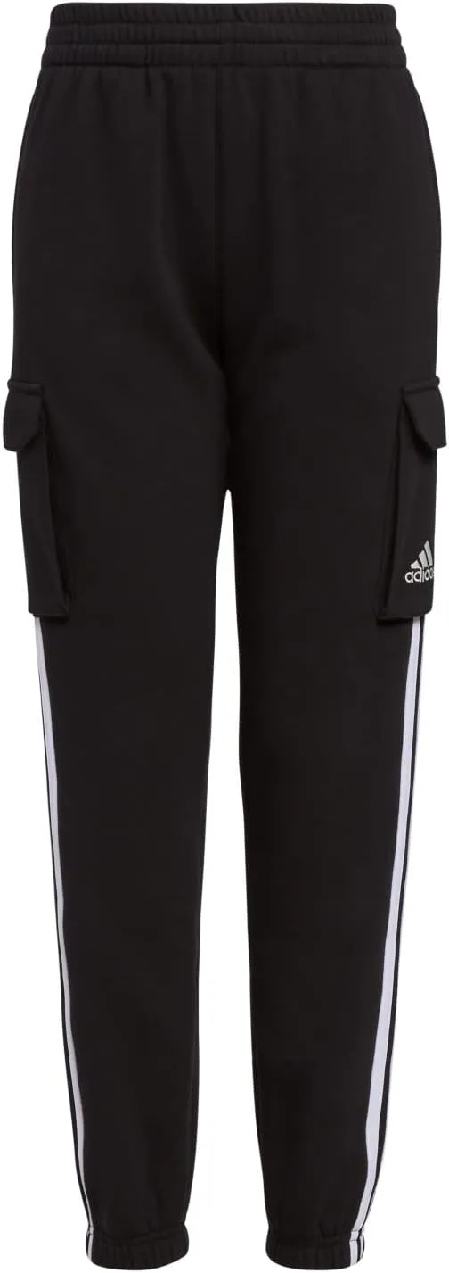 adidas Boy's Core Badge 21 Joggers (Big Kids) Black Cargo, X-Large
