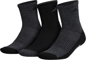adidas Men's Cushioned X 3 Mid-Crew Socks (3-Pair)