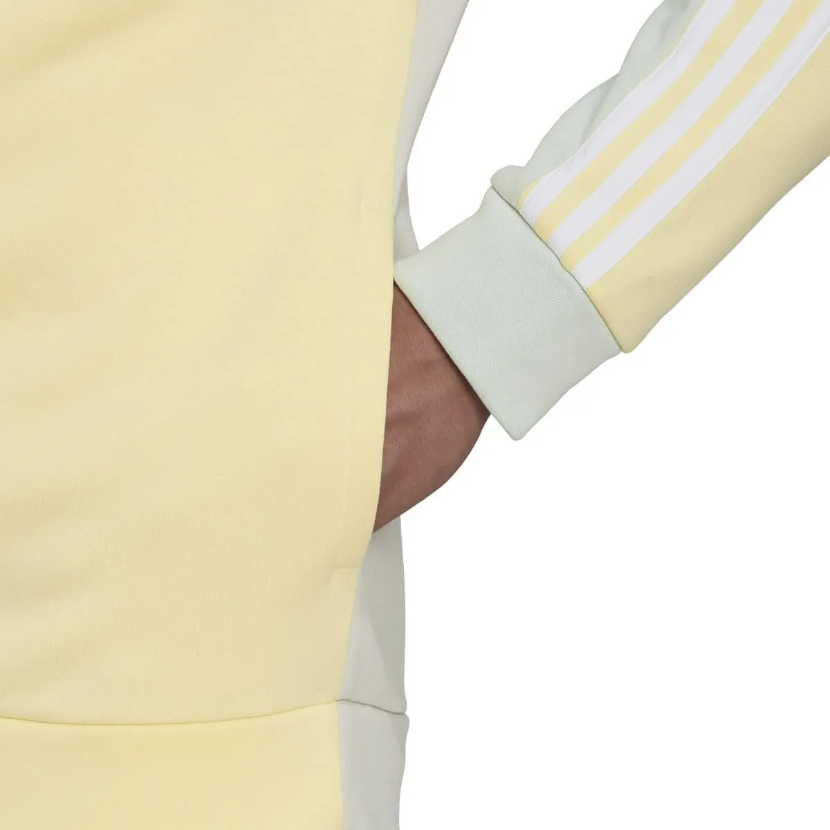 adidas Men's Essentials Colorblock Full Zip Hoodie