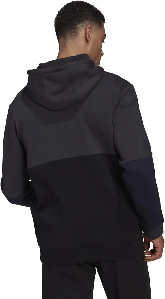 adidas Men's Essentials Colorblock Full Zip Hoodie