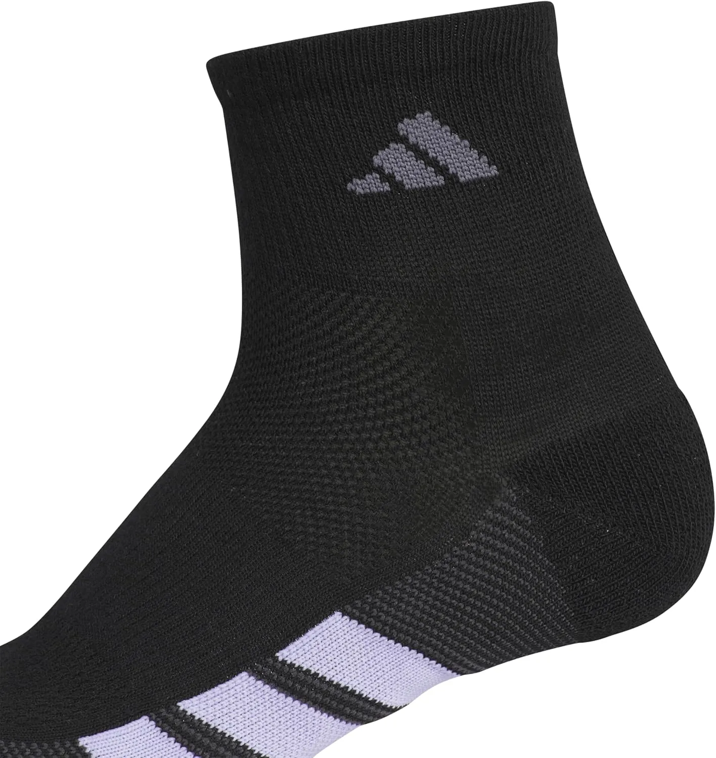 adidas Women's All Day Training Quarter Socks Athletic Performance Above the Ankle with Targeted Cushioning (3-Pair)