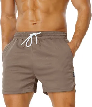 AIMPACT Mens Mesh Athletic Shorts Gym Athletic Workout Shorts for Men 5 Inch Running Shorts with Pocket