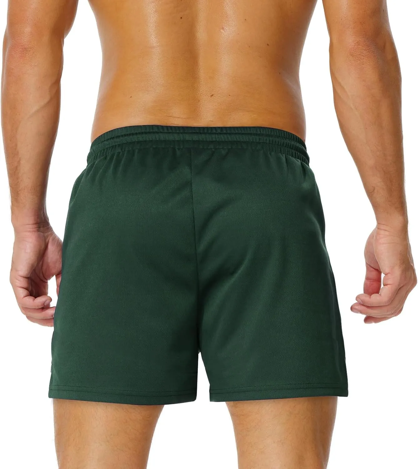 AIMPACT Mens Mesh Athletic Shorts Gym Athletic Workout Shorts for Men 5 Inch Running Shorts with Pocket