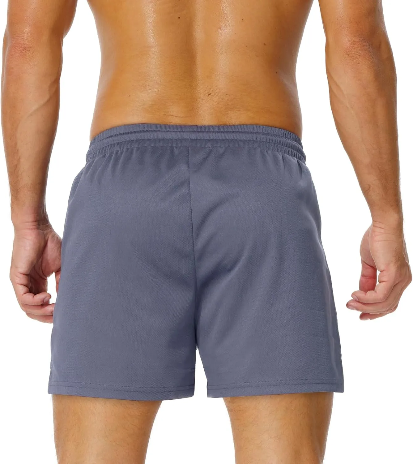 AIMPACT Mens Mesh Athletic Shorts Gym Athletic Workout Shorts for Men 5 Inch Running Shorts with Pocket