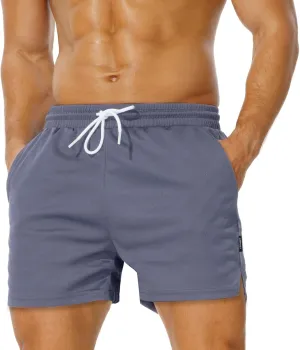 AIMPACT Mens Mesh Athletic Shorts Gym Athletic Workout Shorts for Men 5 Inch Running Shorts with Pocket