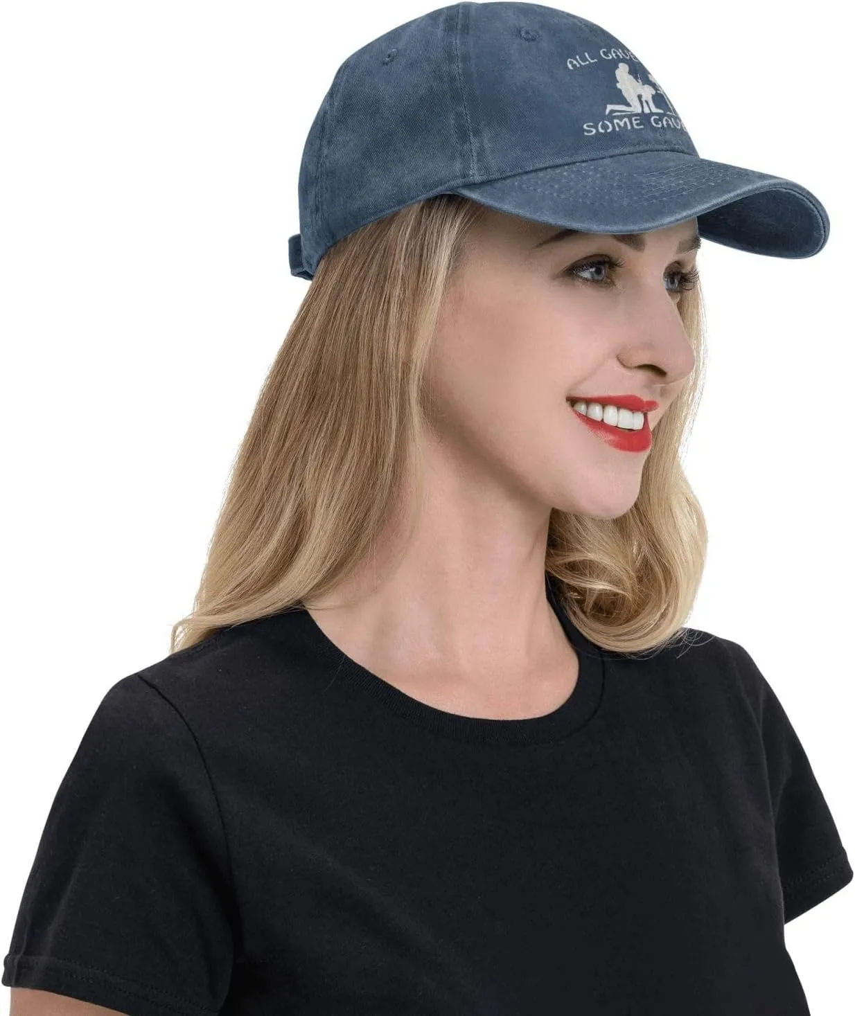 All Gave Some Sunhat Distressed Washed Denim Cowboy Baseball Cap Fashion Dad Hat Men Women