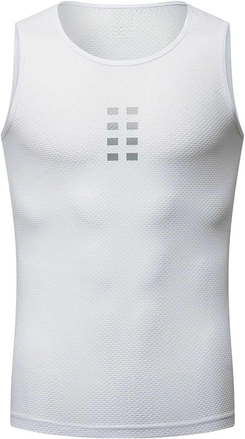 Athletic Stretchy Vest, Reflective Breathable Workout Jacket For Cycling Gym, Travel
