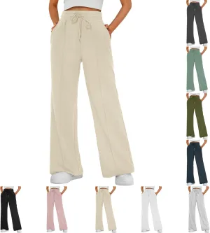 Baggy Sweatpants for Women Oversized Baggy Drawstring High Waisted Joggers with Pockets Casual Lounge Pants