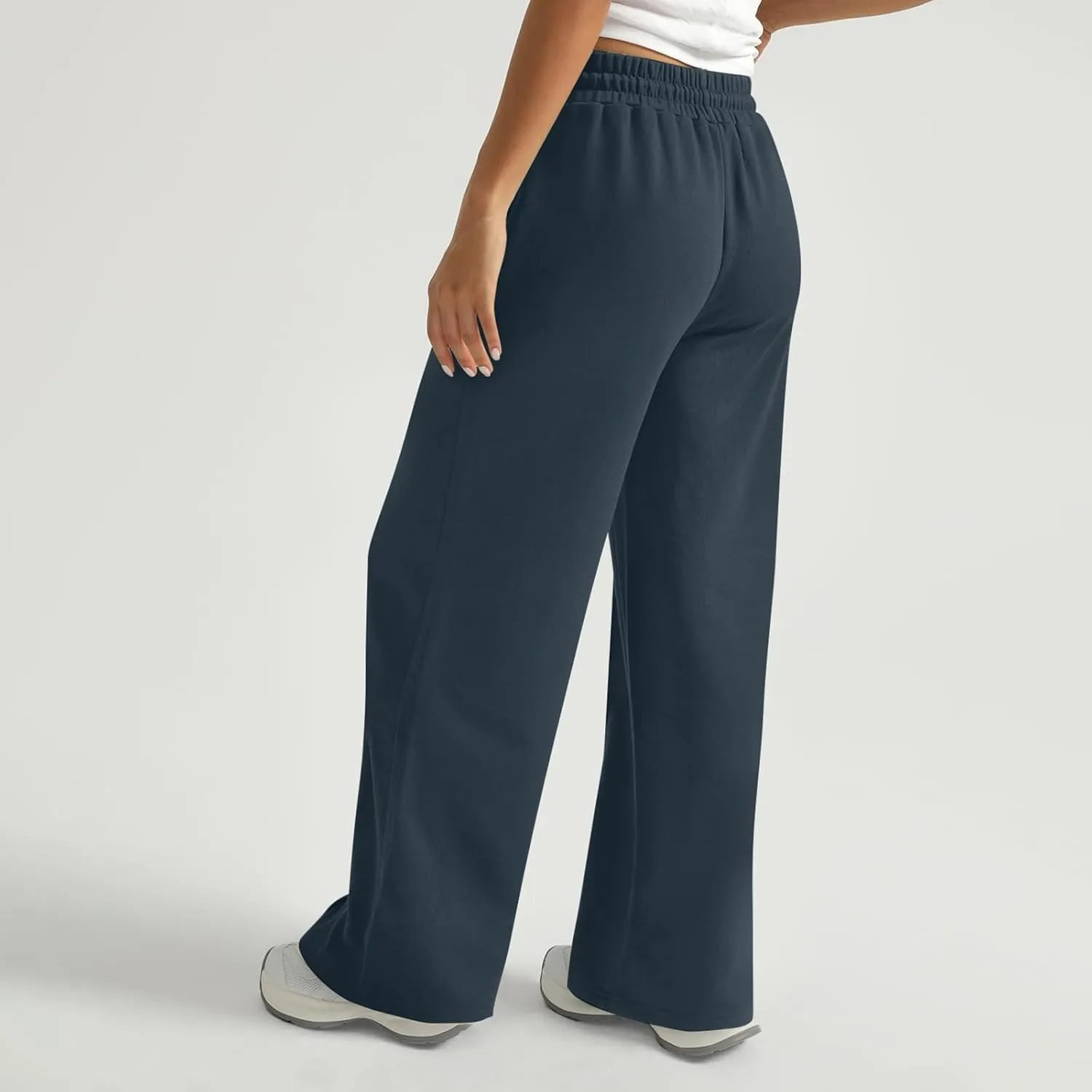Baggy Sweatpants for Women Oversized Baggy Drawstring High Waisted Joggers with Pockets Casual Lounge Pants