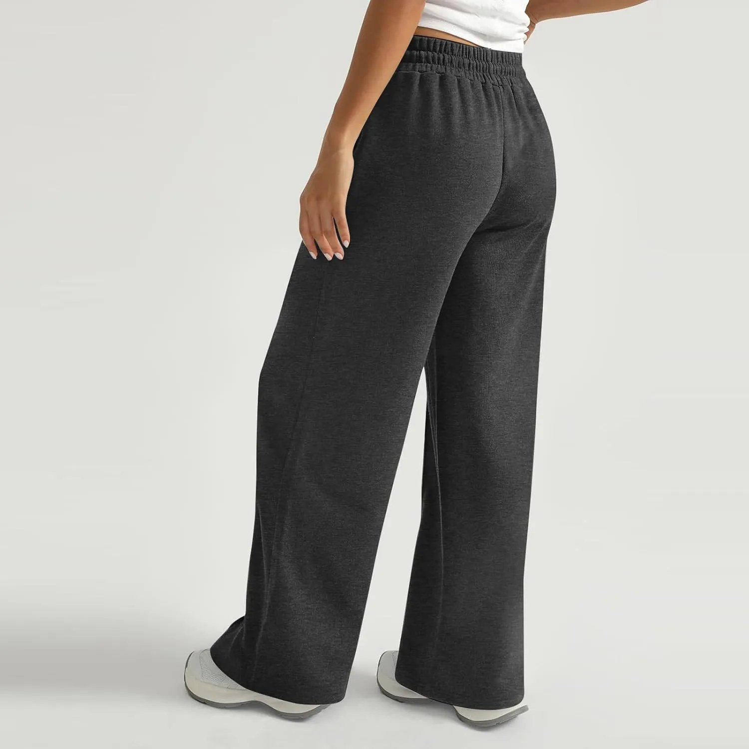 Baggy Sweatpants for Women Oversized Baggy Drawstring High Waisted Joggers with Pockets Casual Lounge Pants