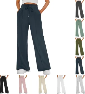 Baggy Sweatpants for Women Oversized Baggy Drawstring High Waisted Joggers with Pockets Casual Lounge Pants