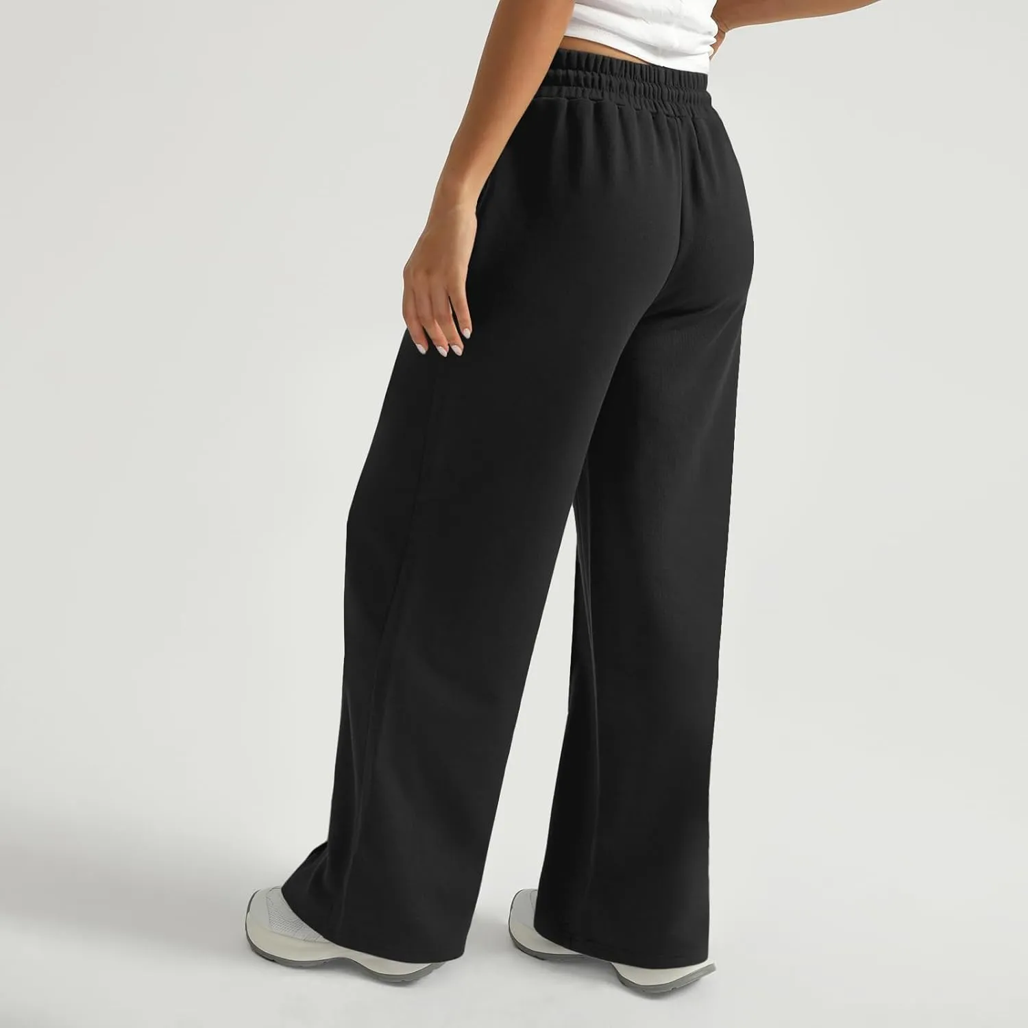 Baggy Sweatpants for Women Oversized Baggy Drawstring High Waisted Joggers with Pockets Casual Lounge Pants