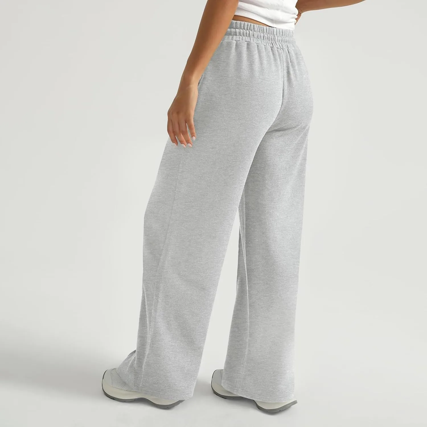 Baggy Sweatpants for Women Oversized Baggy Drawstring High Waisted Joggers with Pockets Casual Lounge Pants