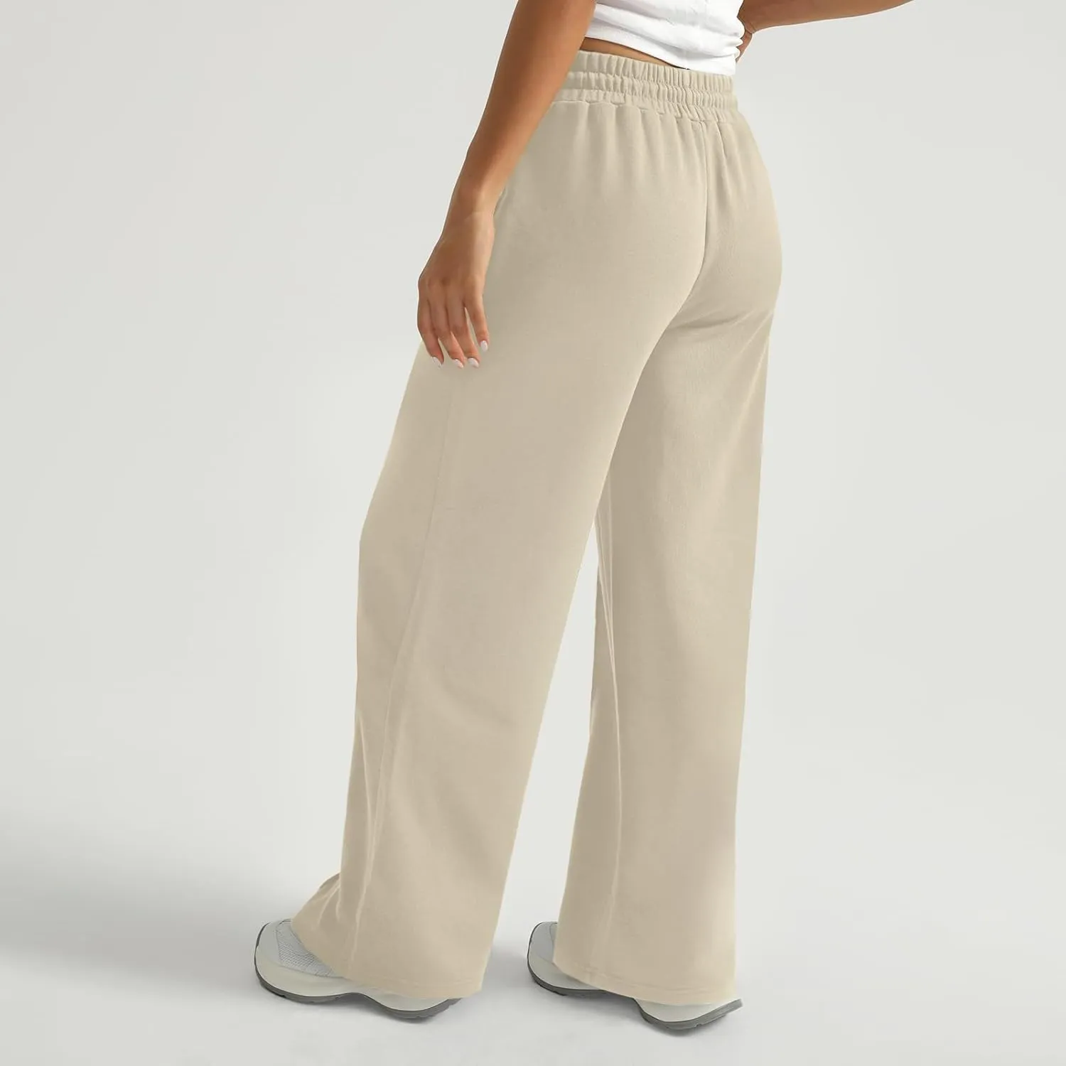 Baggy Sweatpants for Women Oversized Baggy Drawstring High Waisted Joggers with Pockets Casual Lounge Pants
