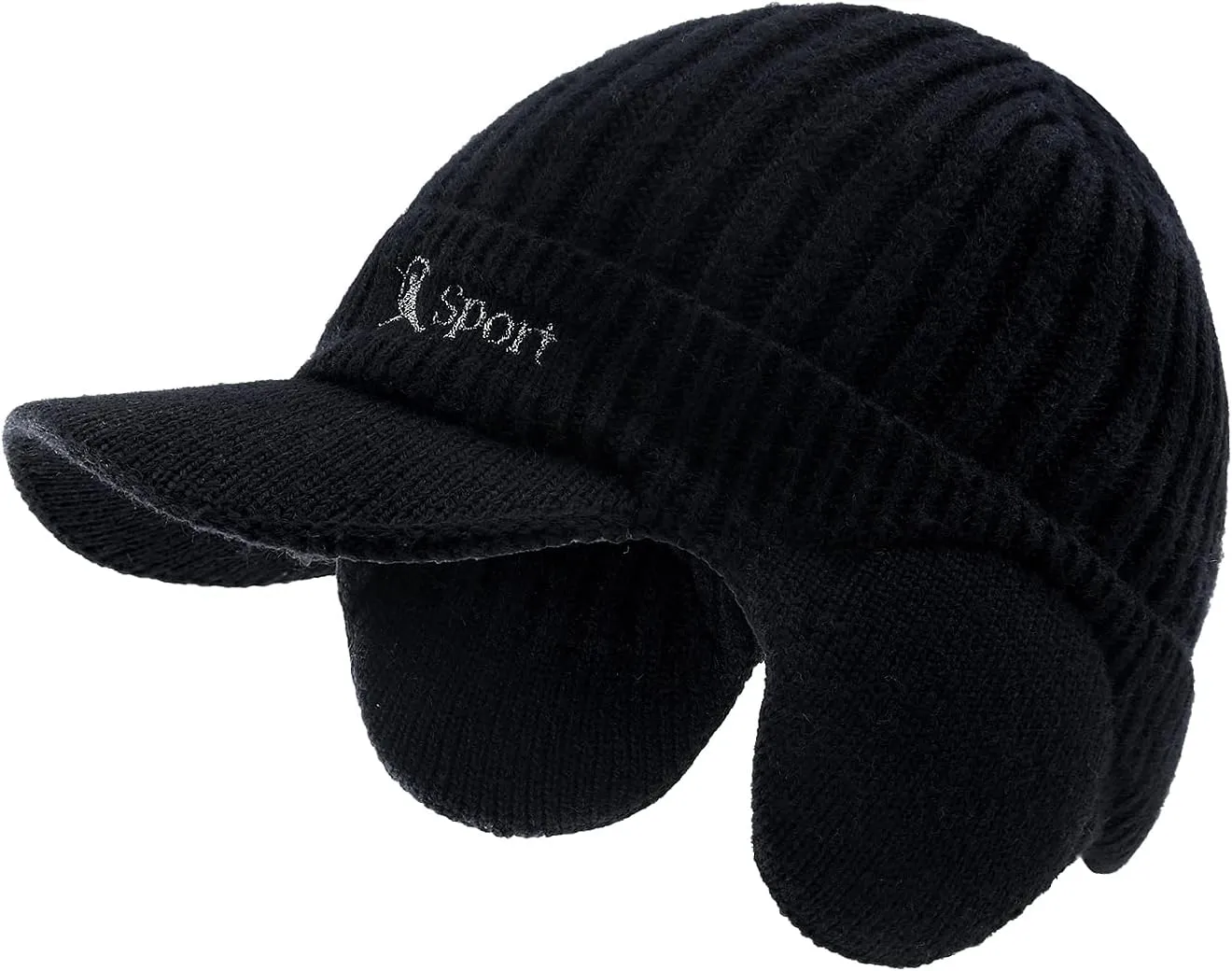 BAVST Hat for Men Knitted Beanie Women Winter Hats Men’s Stretchy Caps Outdoor Beanies Fleece Lined Ear Warmer