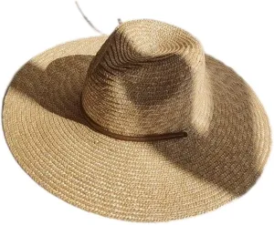 Belt Strap Sun Hat for Women Vacation Beach Hats Wide Brim Travel Hats