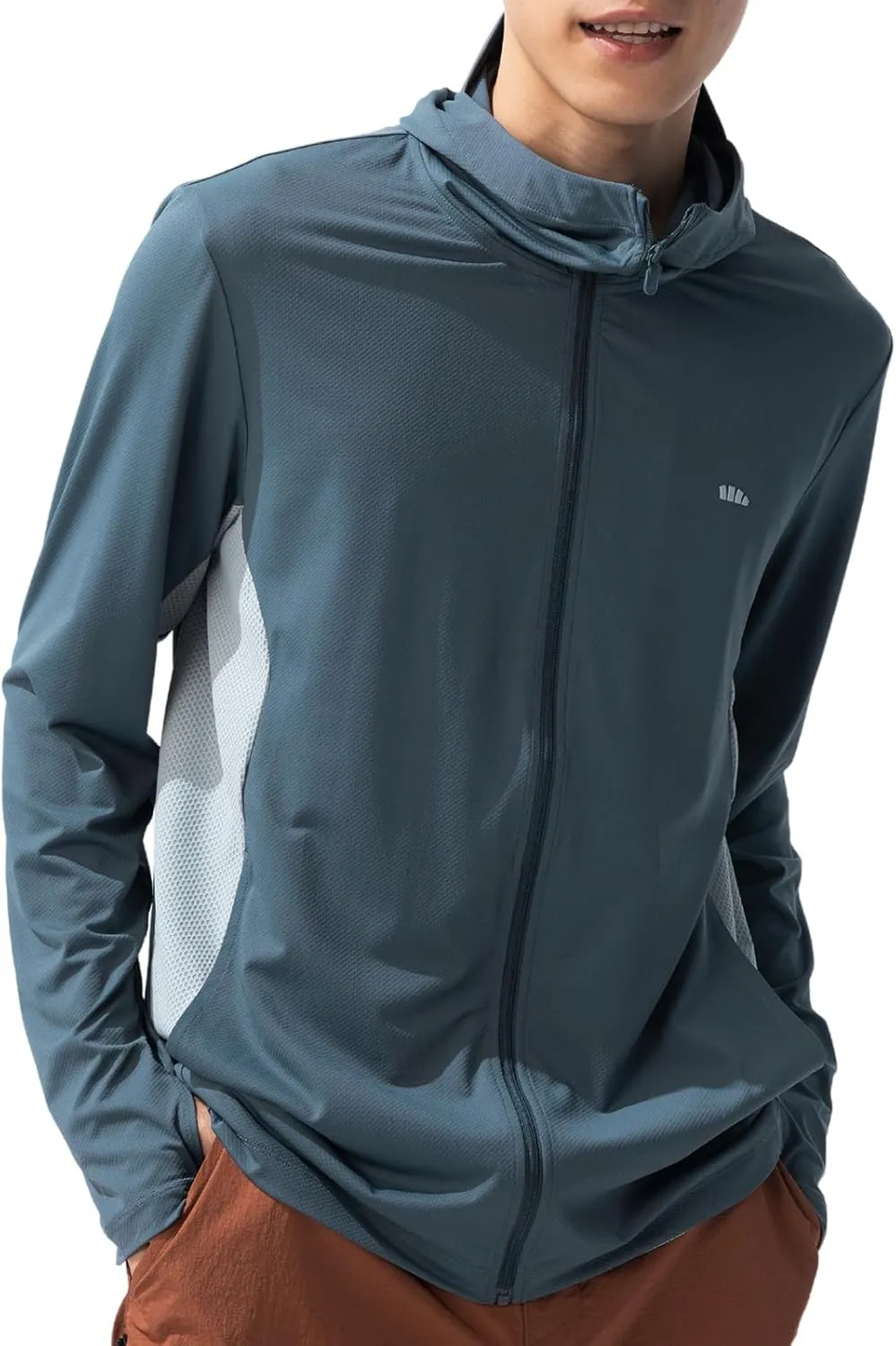 BENEUNDER Men's UPF 50  Sun Protection Lightweight Hoodie Jacket Long Sleeve Active Sun Shirts for Outdoor Hiking Workout