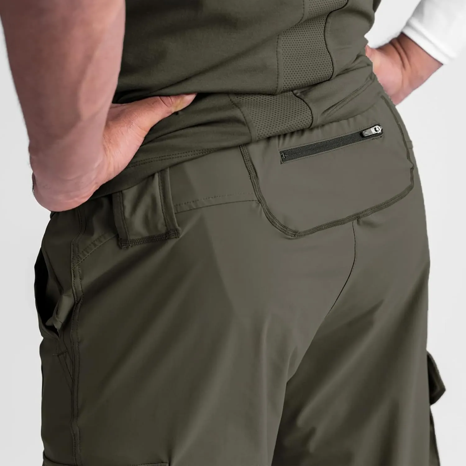 BOOMLEMON Mens Slim Cargo Jogger Pants Lightweight Workout Track Pants Athletic Gym Running Sweatpants with Pockets