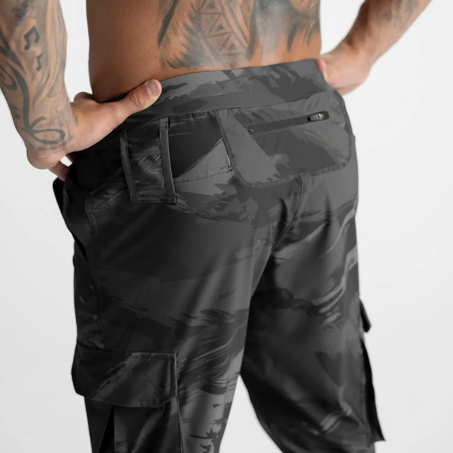 BOOMLEMON Mens Slim Cargo Jogger Pants Lightweight Workout Track Pants Athletic Gym Running Sweatpants with Pockets