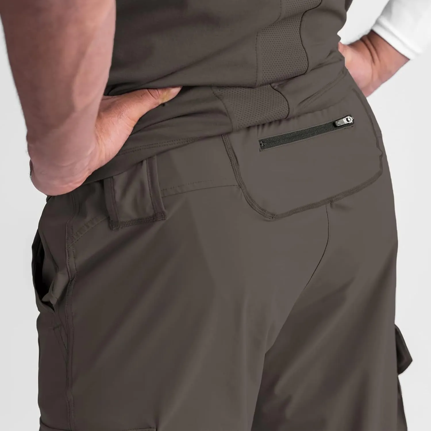 BOOMLEMON Mens Slim Cargo Jogger Pants Lightweight Workout Track Pants Athletic Gym Running Sweatpants with Pockets