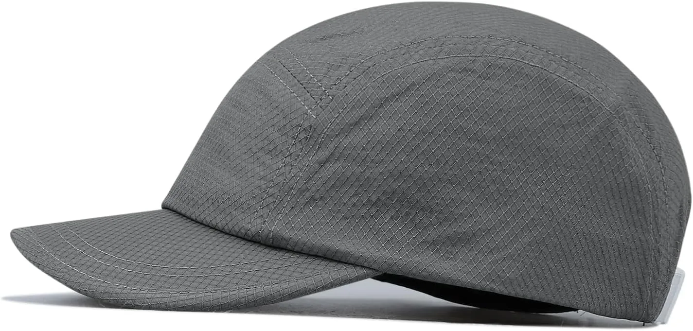 Clakllie Waterproof 5 Panel Hat Quick Dry Baseball Cap Solid Color Trucker Snapback Hats Unstructured Golf Dad Hat Camp Hat