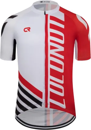 Coconut Ropamo CR Mens Cycling Jersey Short Sleeve Road Bike Shirt with 3 1 Zipper Pockets Breathable Quick Dry