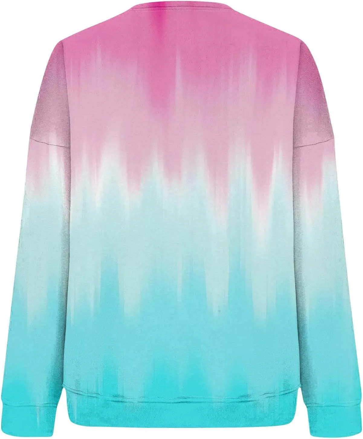 Crewneck Sweatshirts Women Tie Dye Oversized Fleece Pullover with Pockets Crew Neck Sweatshirt Winter Cute Hoodies