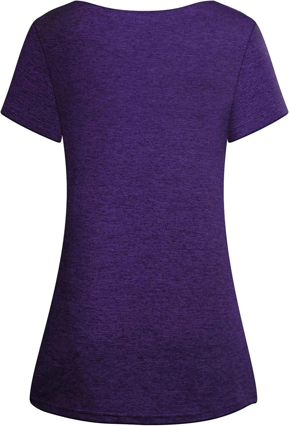 Cucuchy Womens Yoga Tops Flowy Fitness Workout Shirts Short Sleeve Activewear