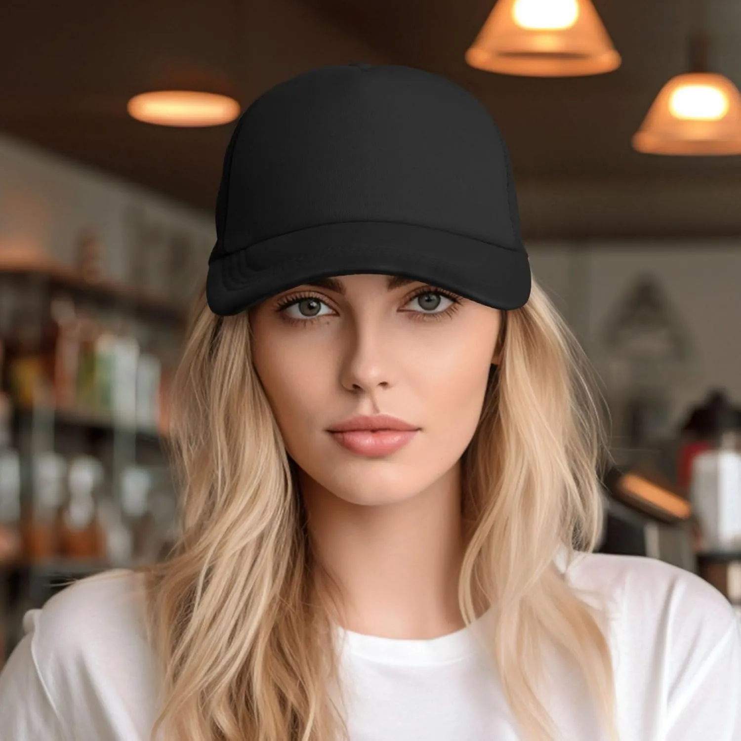 Custom Baseball Cap Add Text Logo Design Your Own Mesh Baseball Cap Trucker Hats for Men Women