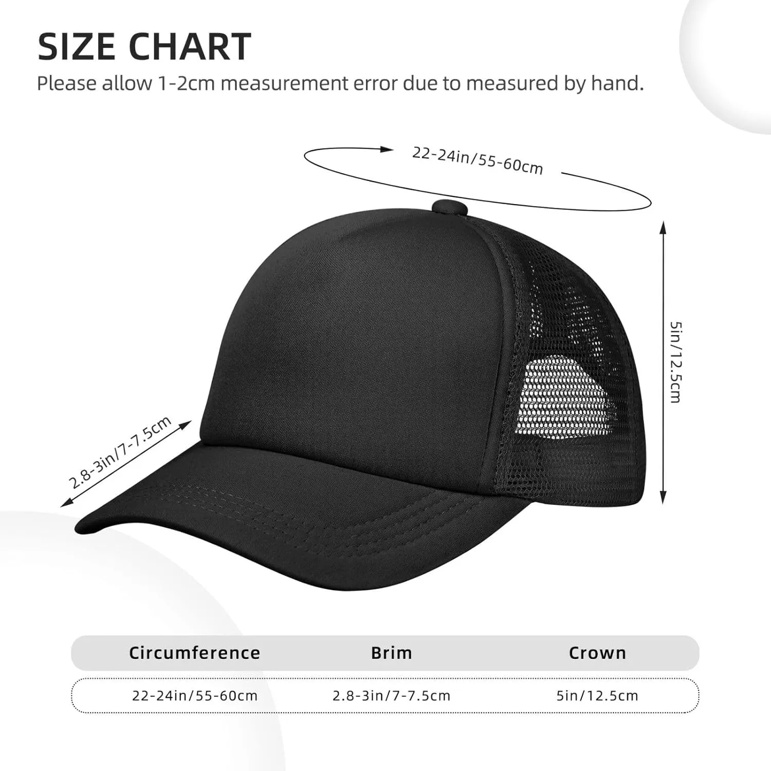 Custom Baseball Cap Add Text Logo Design Your Own Mesh Baseball Cap Trucker Hats for Men Women