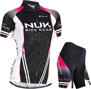 Cycling Jersey Women Short Sleeve Set Bike Shirt Jacket Top Padded Shorts Quick-Dry Mountain Riding Clothing Suits