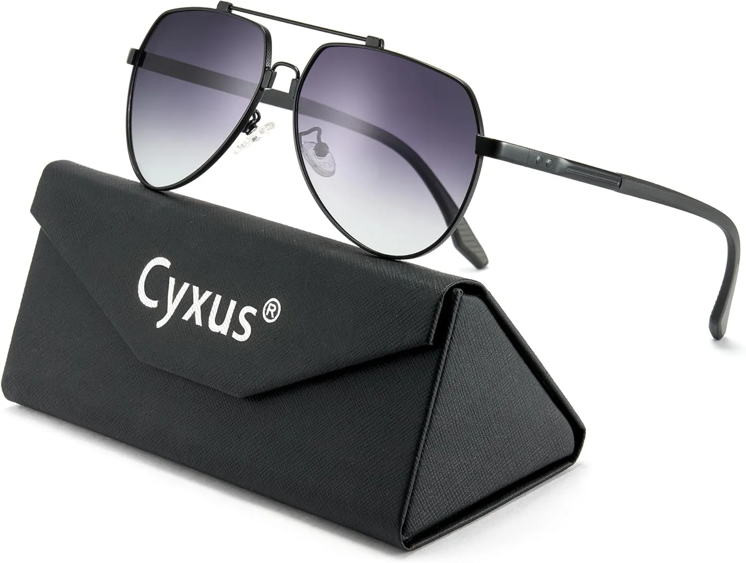 Cyxus Aviator Sunglasses For Men Polarized Men's Sunglasses With UV400 Protection Outdoor Sunglasses for Driving Fishing Golf