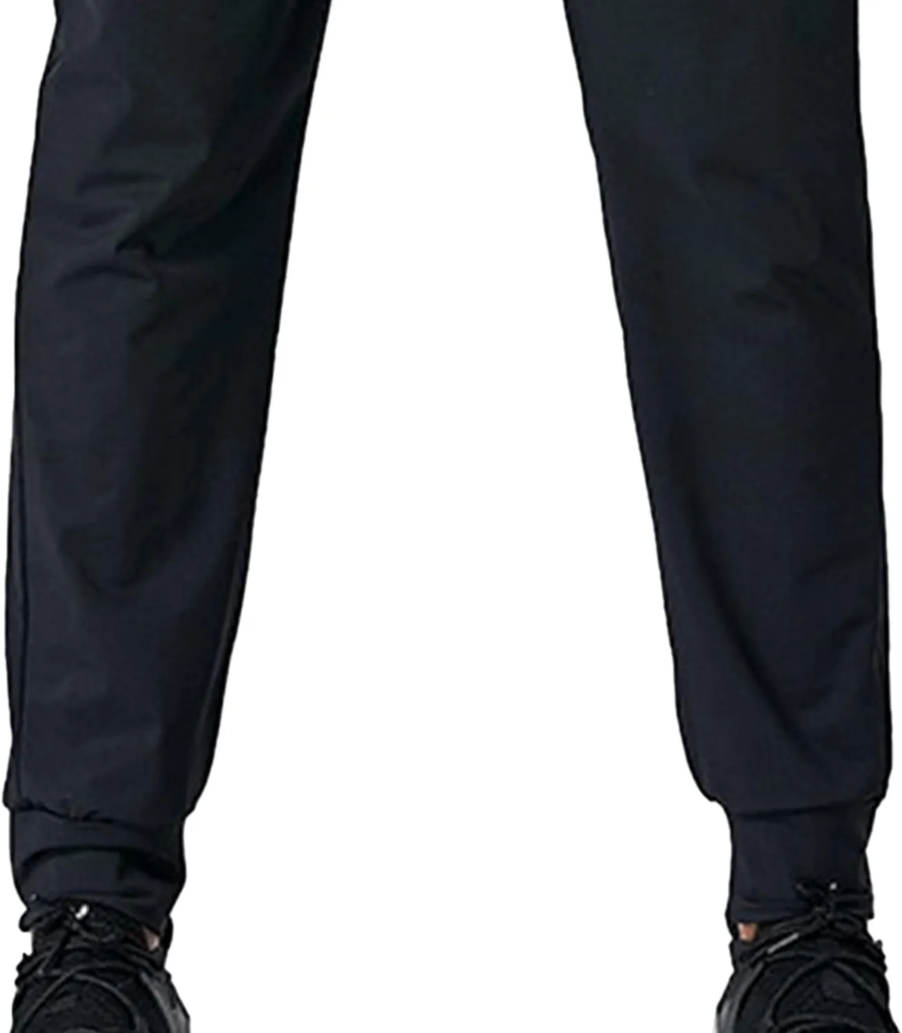 DGHM-JLMY Men's Lightweight Hiking Travel Pants Running Sports Pants Outdoor Joggers Sweatpants with Zipper Pockets