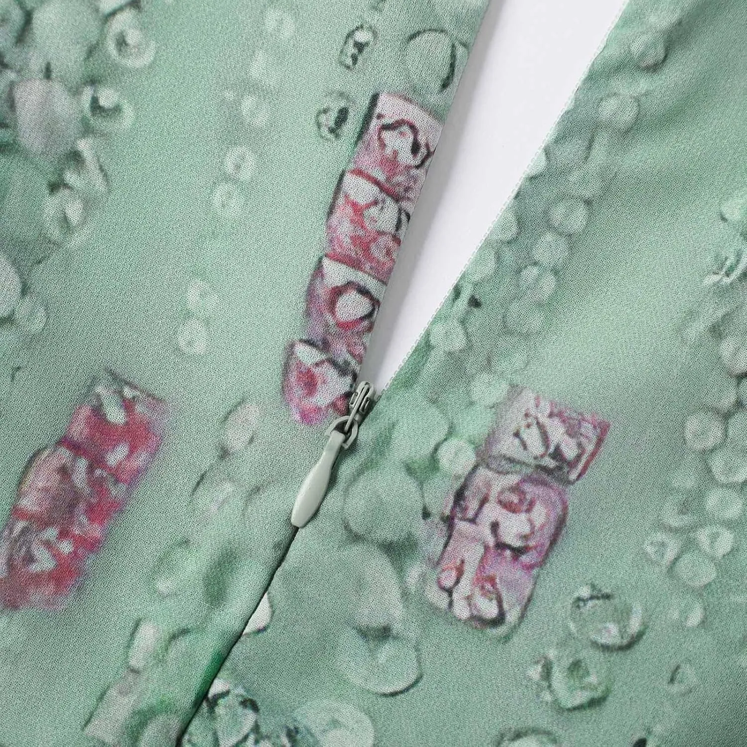 Dresses for Women 2025 Elegant Classy,Womens Boho Floral Printed Chiffon Dresses Fashionable Elegant Cocktail Midi Dress