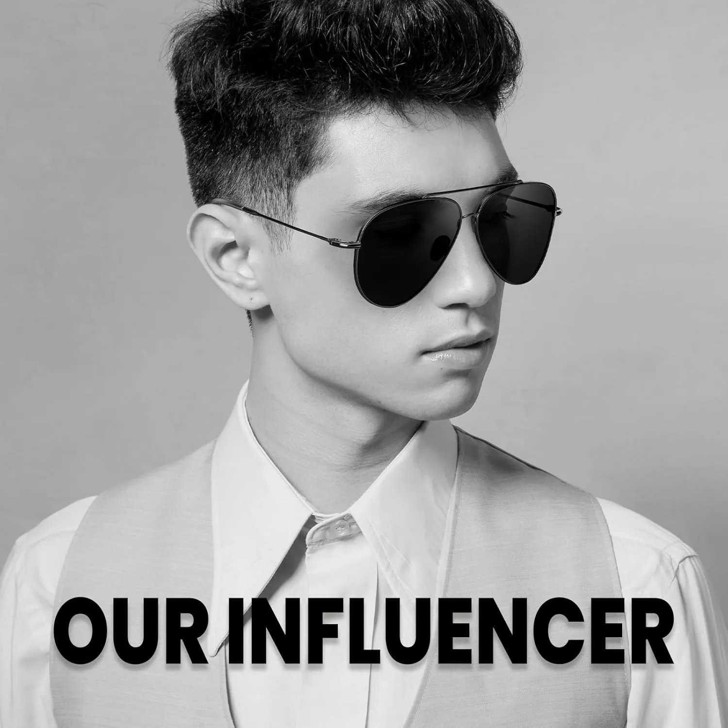 DUCO Reverse Lenses Aviator Sunglasses for Men Women Retro Polarized Sun Glasses Classic Shades Double Bridge DC3045