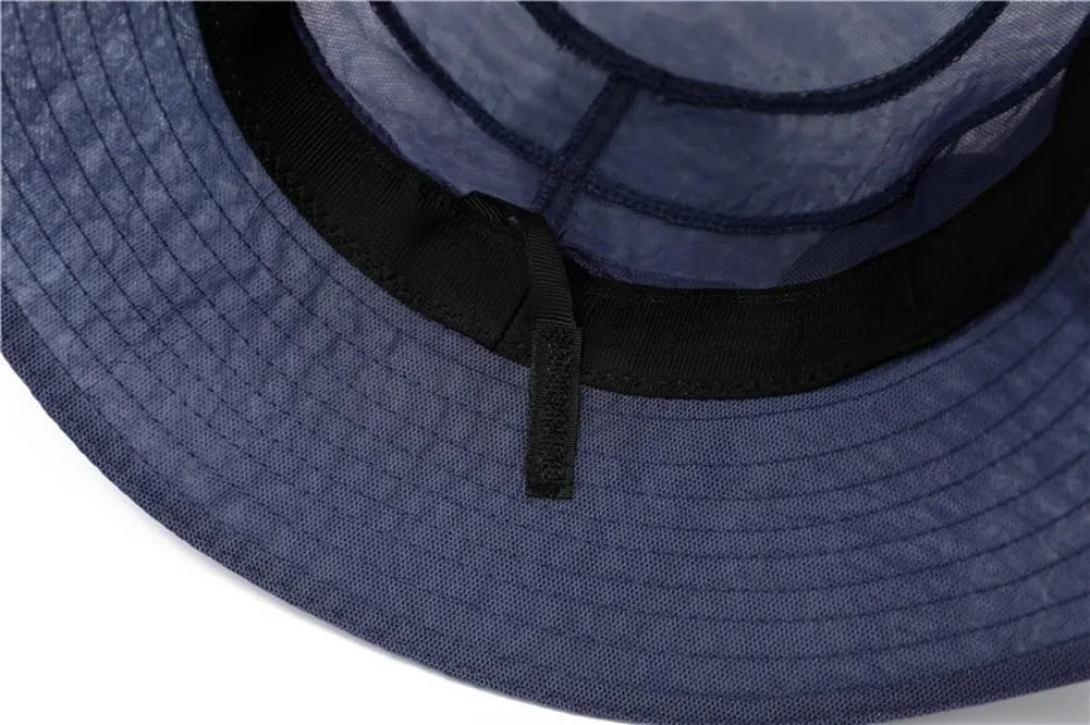 Elegant Wide Brim Floral Sun Hat for Women UV Protection Lightweight Mesh Summer Garden Beach Hat