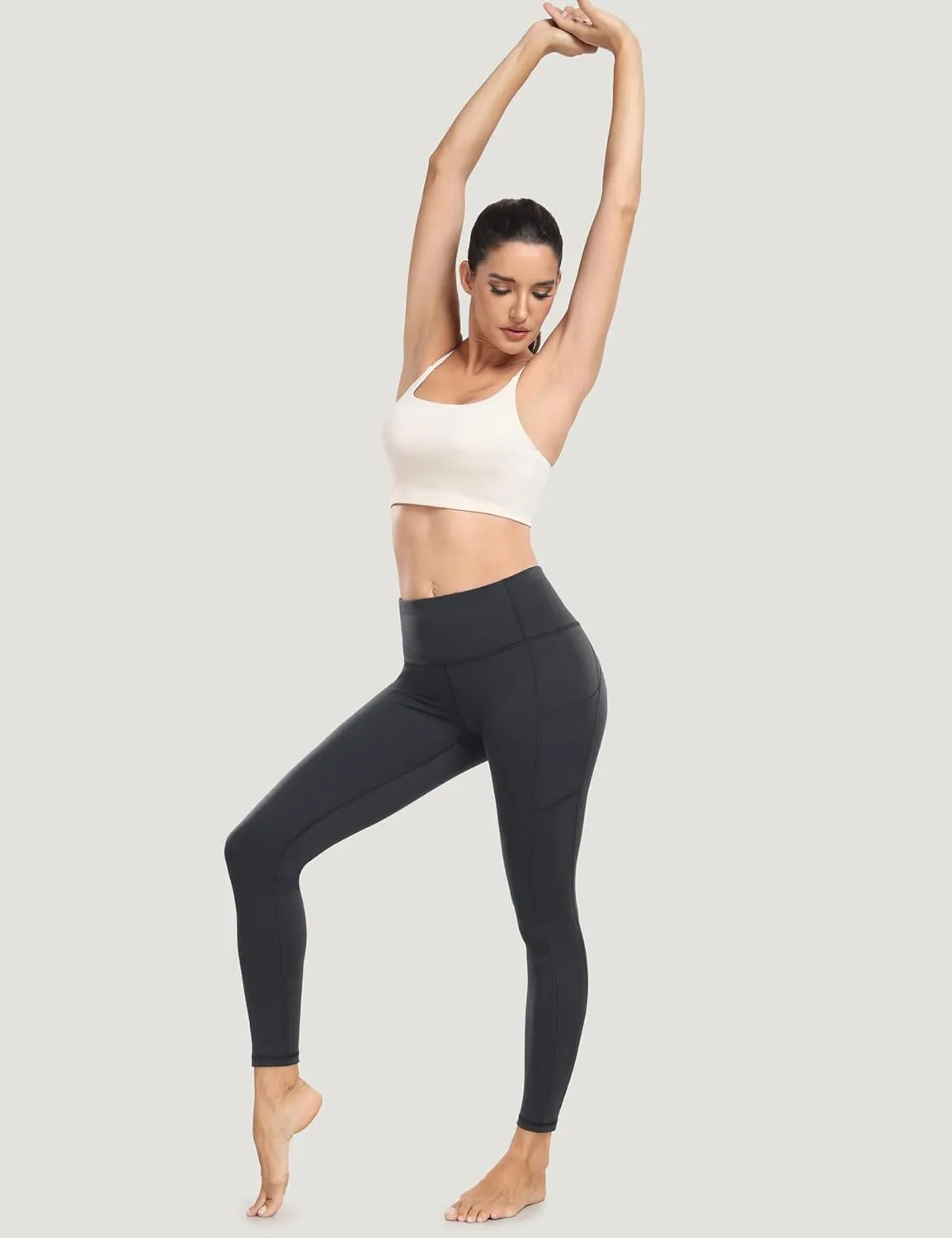 Ewedoos Women's Yoga Pants with Pockets Leggings for Women Tummy Control Workout Leggings for Women Compression Leggings