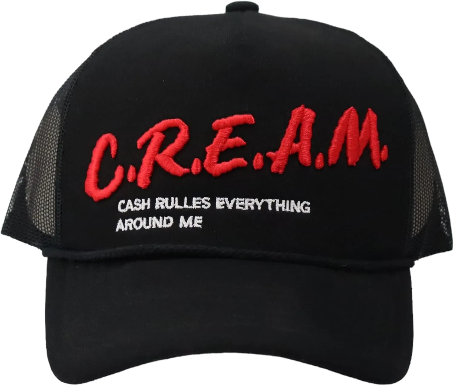 Foam Front Rope Trucker Hats Women Men Streetwear Trucker Hat Mesh Back Baseball Cap Adjustable Snapback