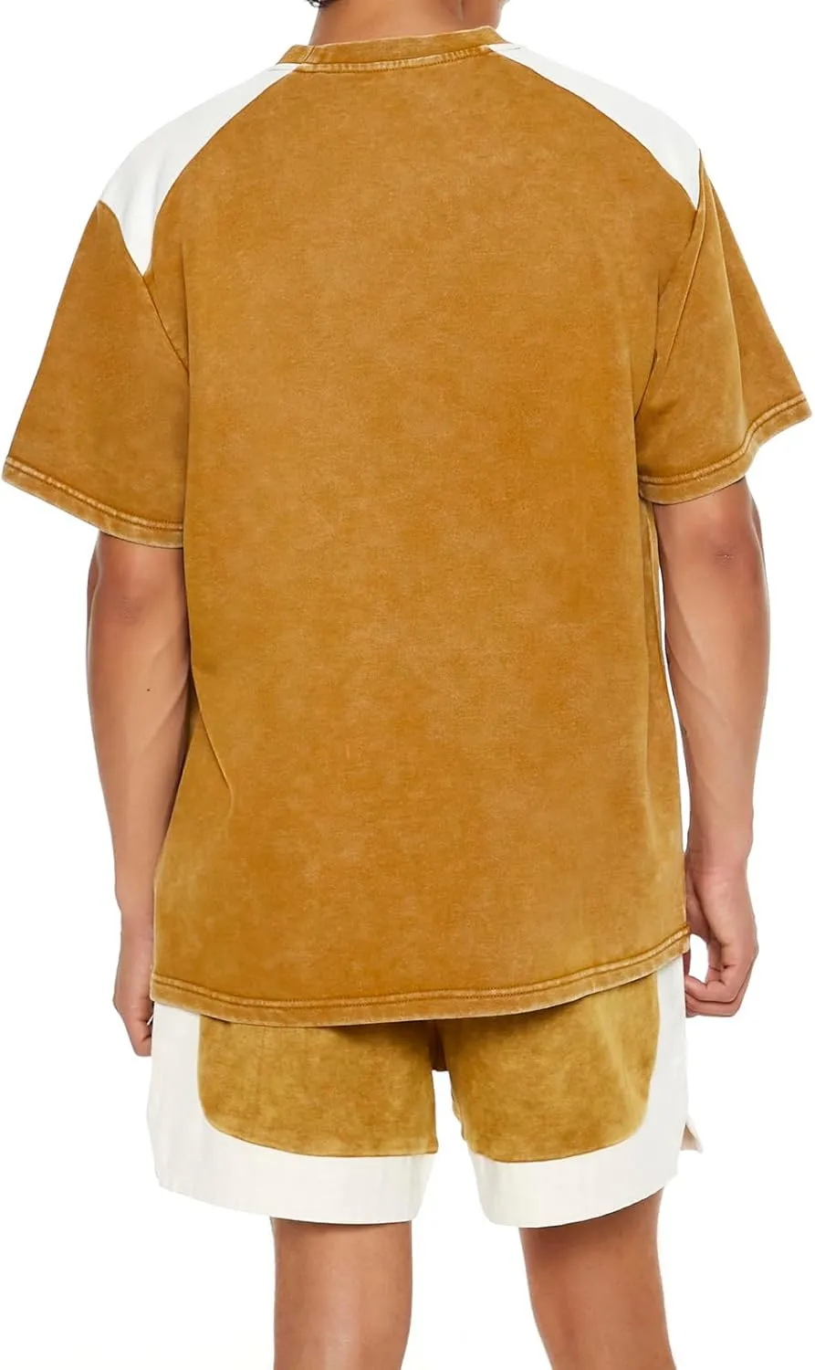 Forever 21 Men's Colorblock Short-Sleeve Pullover