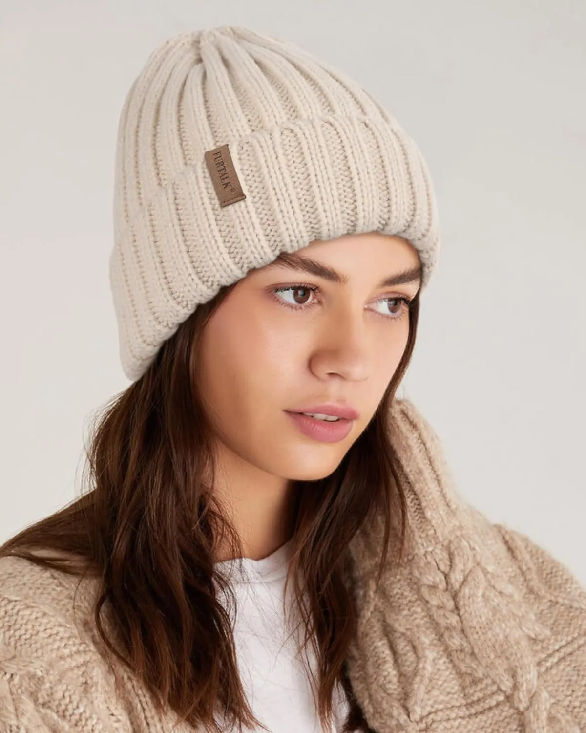 FURTALK Winter Hats for Women Knitted Beanie Fashinable Winter Skull Caps