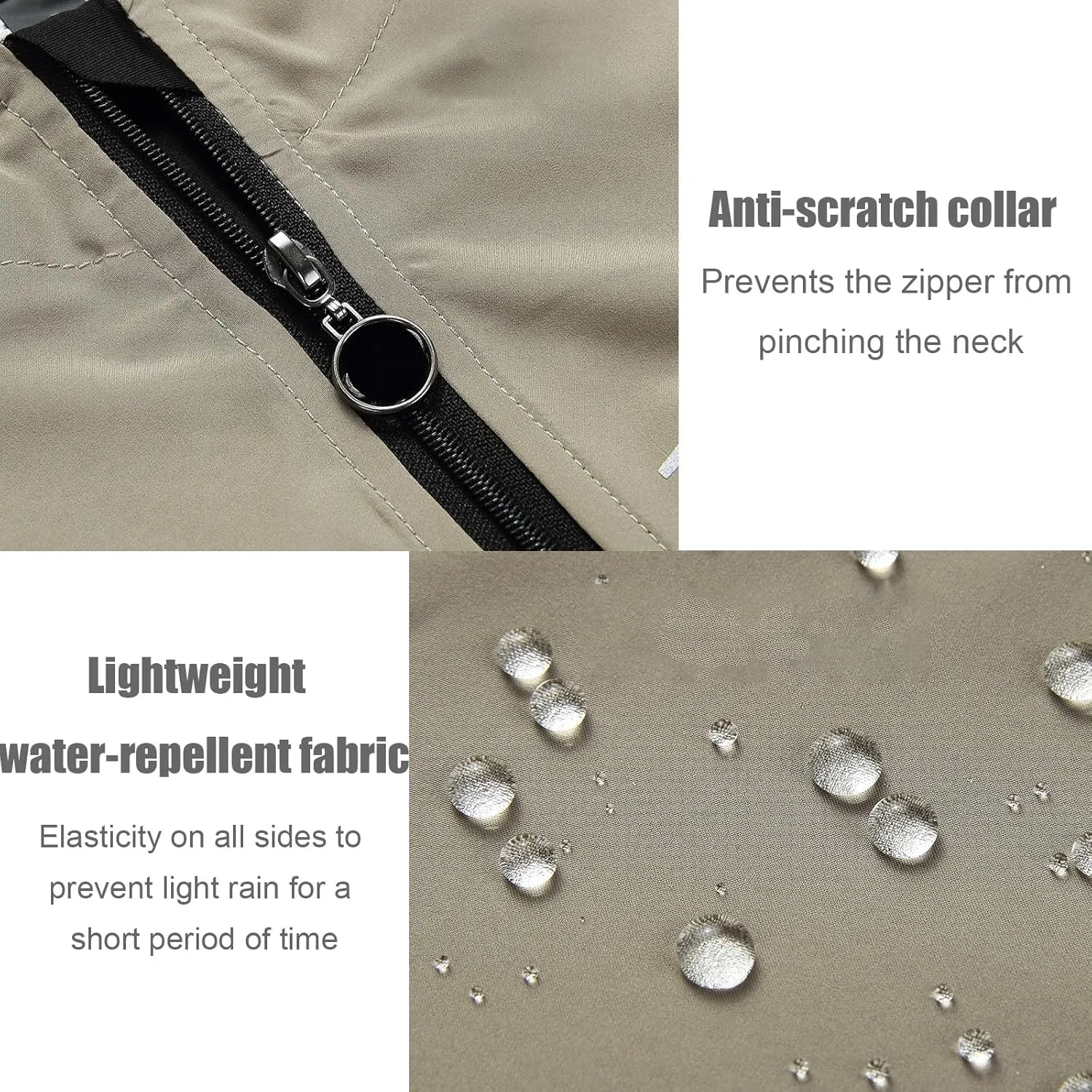 Gilets Reflective Sleeveless Jacket, Breathable 2.5-layer Waterproof Fabric Men's Women Cycling Gilet