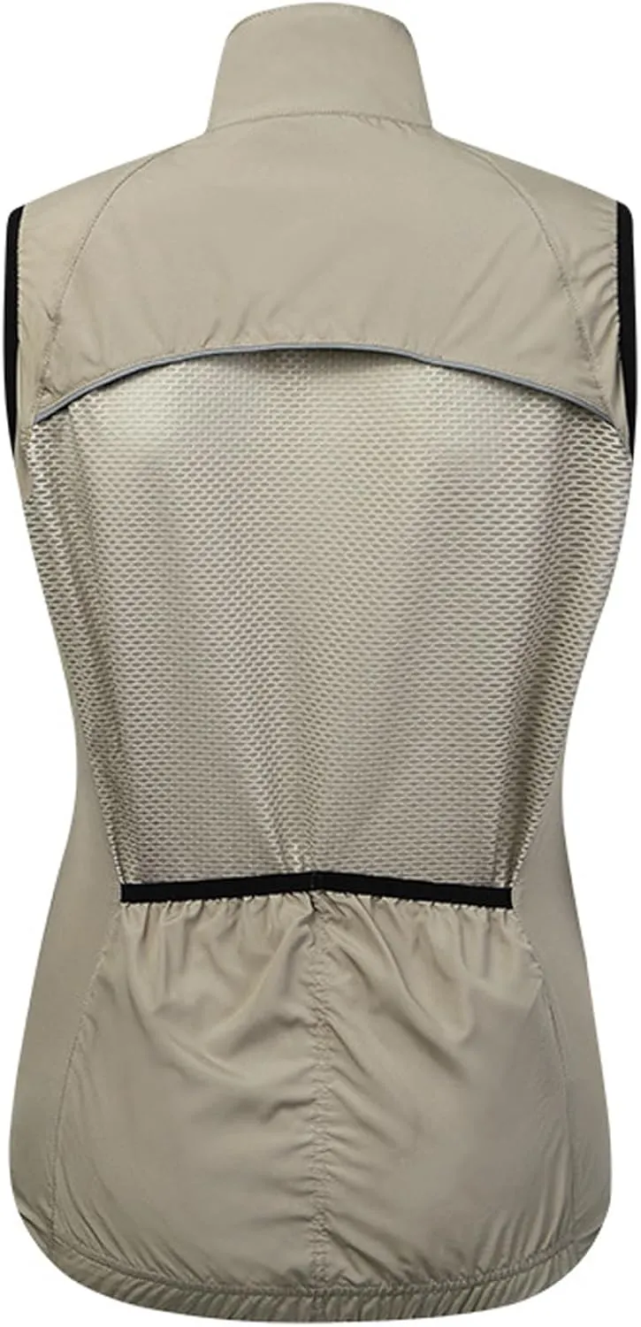 Gilets Reflective Sleeveless Jacket, Breathable 2.5-layer Waterproof Fabric Men's Women Cycling Gilet