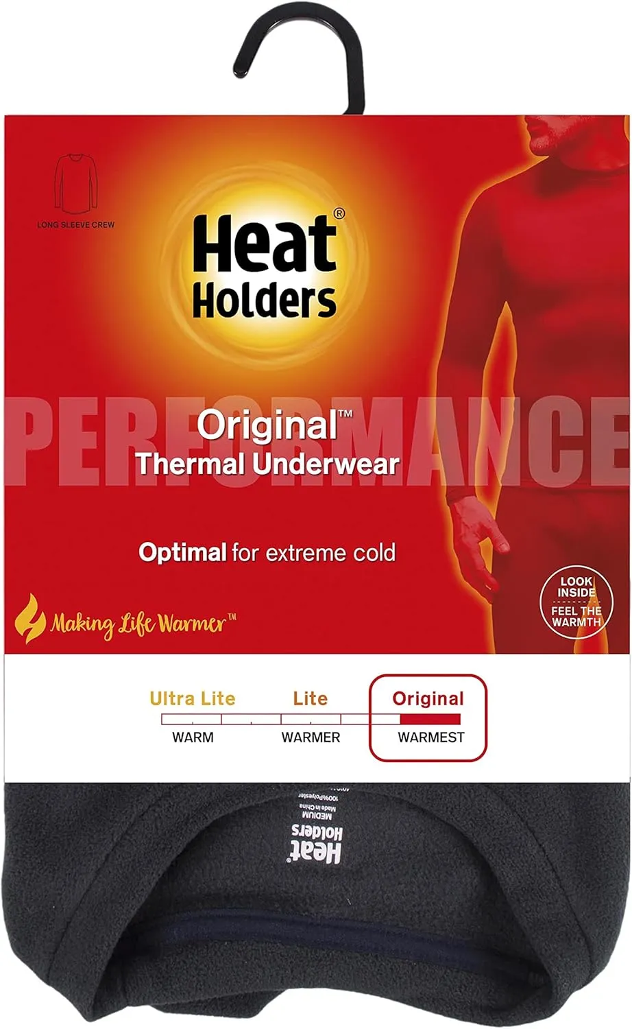 HEAT HOLDERS - Mens Winter Warm Thermal Long Sleeve Top | Base Layer