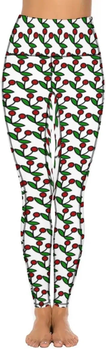 High Waist Yoga Pants with Pockets Tummy Control Activewear Leggings Seamless Stretch Pants for Women