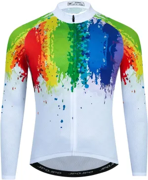 Hotlion Men's Cycling Jersey Long Sleeve Bike Shirt Top MTB Jacket Bicycle Clothing