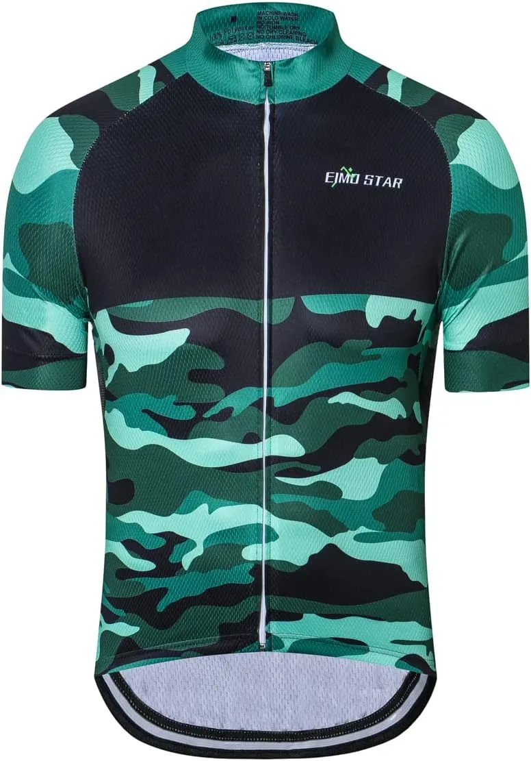 Hotlion Mens Cycling Jersey Short Sleeve MTB Bike Jacket Shirt Top Bicycle Clothes