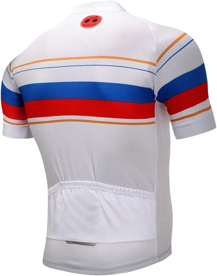 Hotlion Mens Cycling Jersey Short Sleeve MTB Bike Jacket Shirt Top Bicycle Clothes